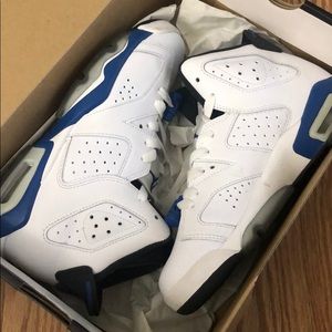 “Blue & White” Jordan 6s
